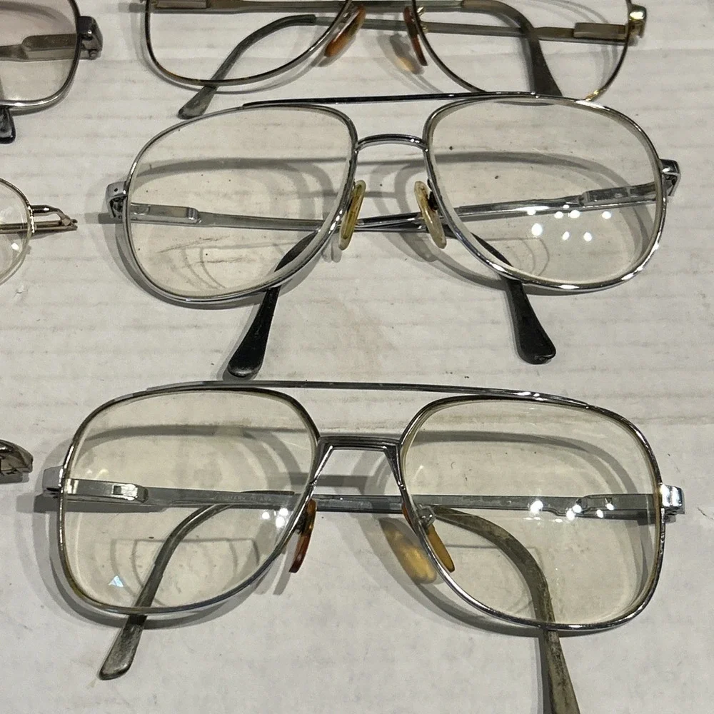 Vintage Eyeglass Frames Aviator Older Styles Costumes Cosplay Stranger Things E4